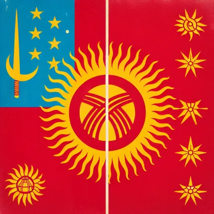 новый и старый флаг кыргызстана