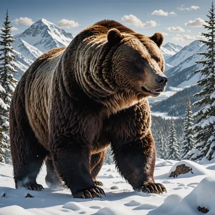 Медведи и их удивительная адаптация к зиме: секреты жира и выживания