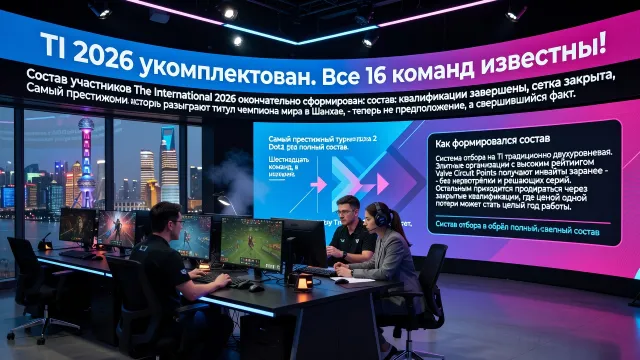 TI 2026 укомплектован. Все 16 команд известны!